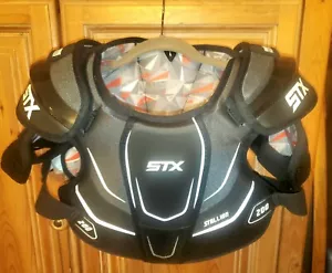 Boys STX Stallion 200 LaCrosse Shoulder Pads Sz L - Picture 1 of 9
