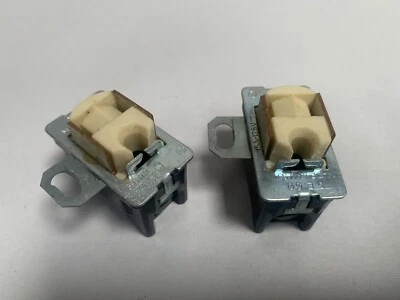 "2" UNUSED GE GE7660-2 Ivory Interchangeable Line Grounding 3-Prong Outlet (A4) - Image 1 of 4