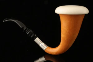 srv Premium - Pipa de espuma de mar calabaza natural con estuche 15365 - Imagen 1 de 10