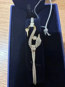 Swarovski Power Collection Hook Bracelet Beige Gold 5508527 NEW - Picture 1 of 2