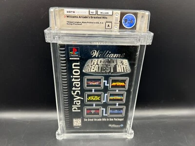 William Arcade's Greatest Hits Long Box PS1 WATA 9.6 A FACTORY SEALED VGA Pop 1 - Image 1 of 4