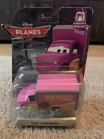 Disney Pixar Planes Zed Custard Winch's Donuts Truck diecast by Mattel 2014 RARE Cover