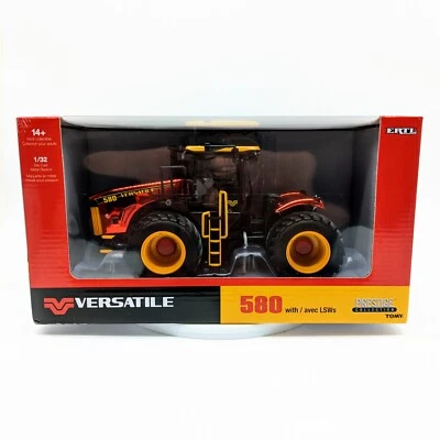 1/32 Versatile 580 4wd Tractor With LSW Tires, Red Chrome Chaser - Image 1 of 4