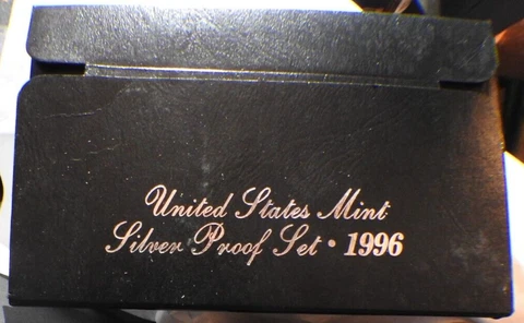 1996-S United States SILVER Proof Set OGP & COA FREE SHIPPING Cover