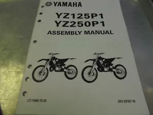 Vintage Yamaha Motorcycle YZ125P1, YZ250P1 Assembly Manual - Picture 1 of 3
