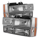 Chevy/GMC 88-93 C/K 1500 2500 3500 Clear Replacement Bumper Corner Headlights