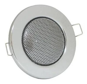 Dynavox Haut-Parleur Halogen-Design Argent / Chrome Mini- Haut-Parleur 1 Paire - Picture 1 of 3