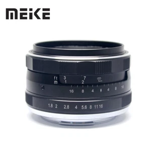 Meike 25mm F1.8 APS-C Wide Angle Manual Lens for Canon EF-M /for Nikon 1 Camera - Picture 1 of 6