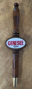 VINTAGE GENESEE WOODEN PUB STYLE TALL 12-3/4" Beer Tap Handle - Picture 1 of 2