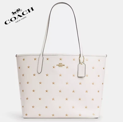 Bolso de Mano Coach City Nuevo con Etiquetas con Estampado de Estrellas CZ937 Foto 1 de 4