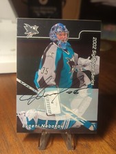 2001-02 Be a Player Signature Series Autographs Evgeni Nabokov Auto San Jose