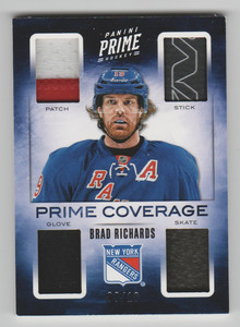 2012-13 Panini Prime Coverage Stick Patch Skate Glove /10 Brad Richards