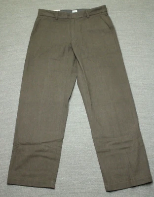 Gap Clean Relaxed Fit Chino Pants Mens 34x32 Brown Straight Leg Dress Slacks NWT - Image 1 of 4