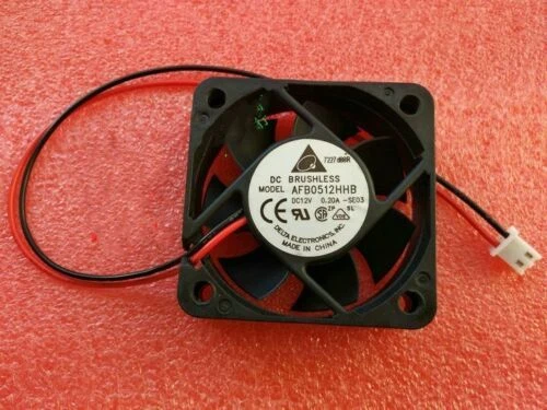 1pcs  Delta AFB0512HHB 5015 12V 0.20A 5CM Double Ball Fan 2pin - Image 1 of 1