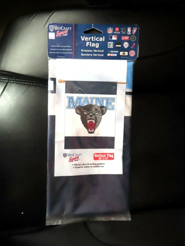 Maine Black Bears 27" x 37" Vertical Hanging Wall Flag Logo  NCAA Cover