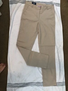 NWT Izod Teen Girls Approved Schoolwear Sz 11 Khaki Stretch Easy Care Pants - Picture 1 of 4