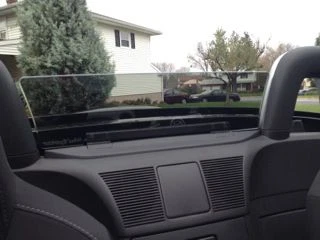 Deflector de viento para Mazda Miata Mx5 bloqueador de viento tinte humo  Foto 1 de 3