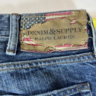 Ralph Lauren Denim & Supply Jeans Mens 38x32 Straight Leg Dark Wash - Image 1 of 4