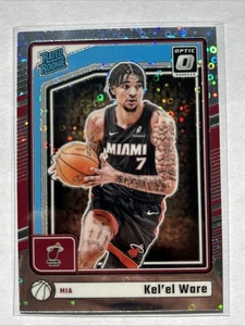 Kel’el Ware 2024-25 Donruss Optic Fast Break Silver Disco Rookie #280 Miami Heat - Picture 1 of 2