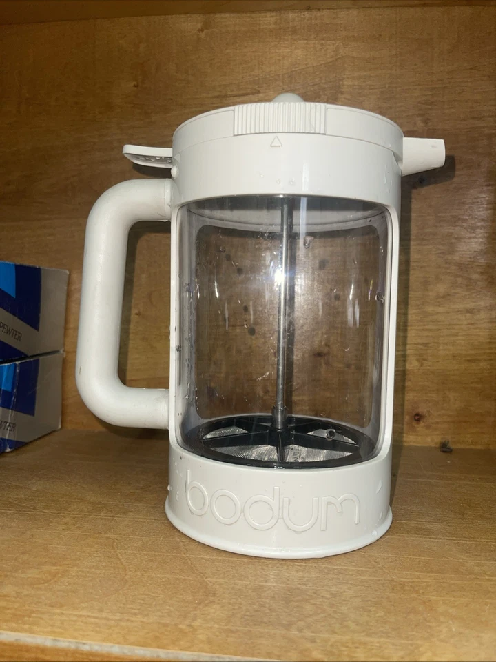 Cafetera Bodum French Press 12 tazas 1,5 L grano helado K11683 blanca Foto 1 de 4