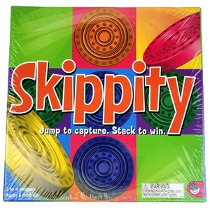 Skippity Game New Boardgame MindWare 2010 Checkers Draughts Multi Color - Picture 1 of 2
