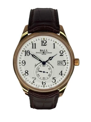 Distribuidor autorizado BALL Trainmaster Standard Time 18k (40 mm) NM3888D-PG-LCJ-WH Foto 1 de 4