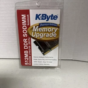 K-Byte 512 MB PC2700 DDR-333 Laptop Memory RAM 761133839591 - Picture 1 of 1