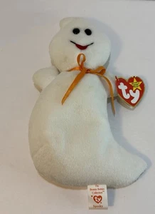 TY Beanie Baby Spooky the Ghost 1995 (Stained) - Picture 1 of 6