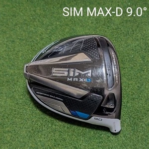 TaylorMade SIM Max D 9 Degree Driver Head Only - Picture 1 of 12