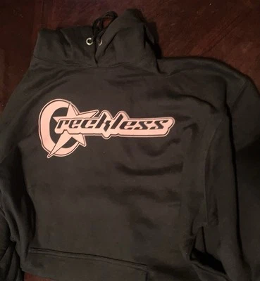Black/Pink Young And Reckless Hoodie LA Size Large NEW - Image 1 of 2