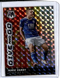 2021 Panini Mosaic Premier League Dive and Go Silver Mosaic Prizm Jamie Vardy - Bild 1 von 2