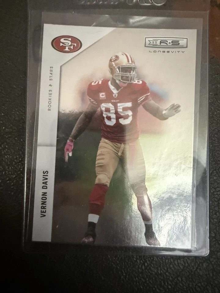 2011 Panini Rookies & Stars Longevity - Vernon Davis #128 - Image 1 of 2