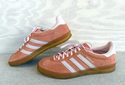 Adidas Gazelle IE2946 Wonder Clay Gum Mujer Gamuza y Cuero Zapatilla Interior 10 Foto 1 de 4
