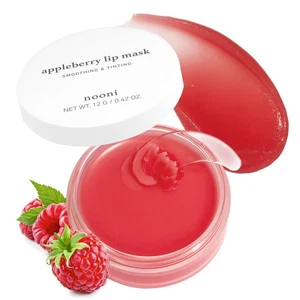 Vegane Appleberry Lippenmaske über Nacht - Feuchtigkeitsspendender Lippenbalsam & Butter mit Shea B... - Bild 1 von 9