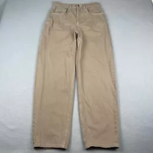 Jeans ASOS Recuperato Vintage Uomo 28x31 Tan Barrel Baggy 1994 Vestibilità Classica Anni 90 - Foto 1 di 14