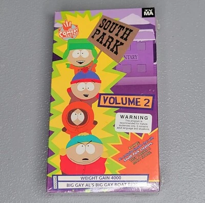 South Park VHS Volume 2 1997 Comedy Central New  Factory Sealed - Image 1 of 4
