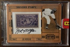 2010 PANINI CENTURY SOUVENIR STAMPS #75 JOE MORGAN AUTO  17/28