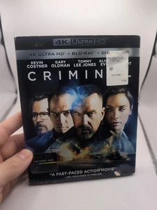 Criminal 4K Ultra HD Bluray/Bluray w/ OOP Slipcover - Imagen 1 de 5