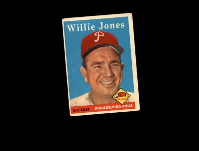 1958 Topps 181 Willie Jones VG #D1,038475 - Image 1 of 2