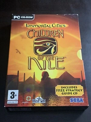 🎮Immortal Cities Children Of The Nile With Strategy Guide Disc PC Pal 2-Discs - Image 1 of 4