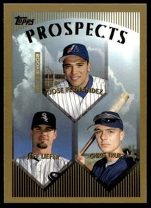 1999 Topps 434 Top Prospects Jose Fernandez Jeff Liefer Chris Truby - Picture 1 of 2