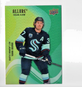 2022-23 Allure Color Flow Yellow/Green Yanni Gourde Kraken C-509