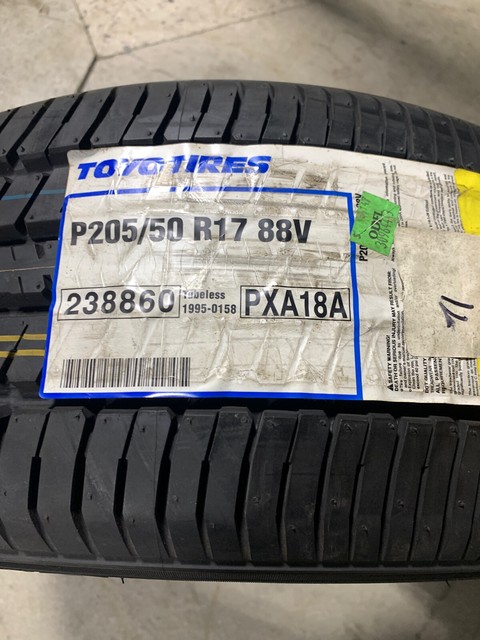 Toyo 205/50/17 All Season Tires for sale | eBay