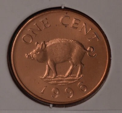 Centavo Bermudas 1996 - sin circular de rollo como nuevo Foto 1 de 2