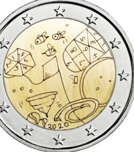 Malta π²πΉ Coin 2β¬ Euros 2020 UNC 2 Children Games 220k Mintage rare youth - Picture 1 of 3
