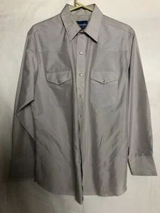 Vintage Wrangler Western Shirt Regular Fit Pearl Snap Shirt ~ Sz M - Picture 1 of 5