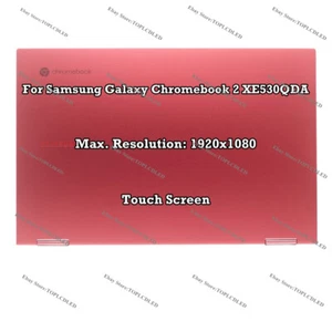 Samsung Galaxy Chromebook 2 XE530QDA FHD 13.3" LCD Touch Screen Assembly Display - Picture 1 of 9