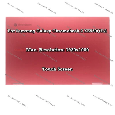 Samsung Galaxy Chromebook 2 XE530QDA FHD 13.3" LCD Touch Screen Assembly Display - Image 1 of 4