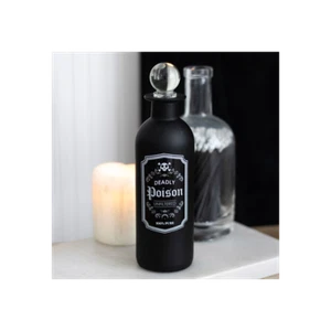 Gifttrankflasche, Glas schwarz tödlich rein Apotheker Hexe SD - Bild 1 von 4