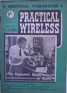 PRACTICAL WIRELESS - September 1954 - A Universal Push-Button 4 - Electronic Mag - Imagen 1 de 2